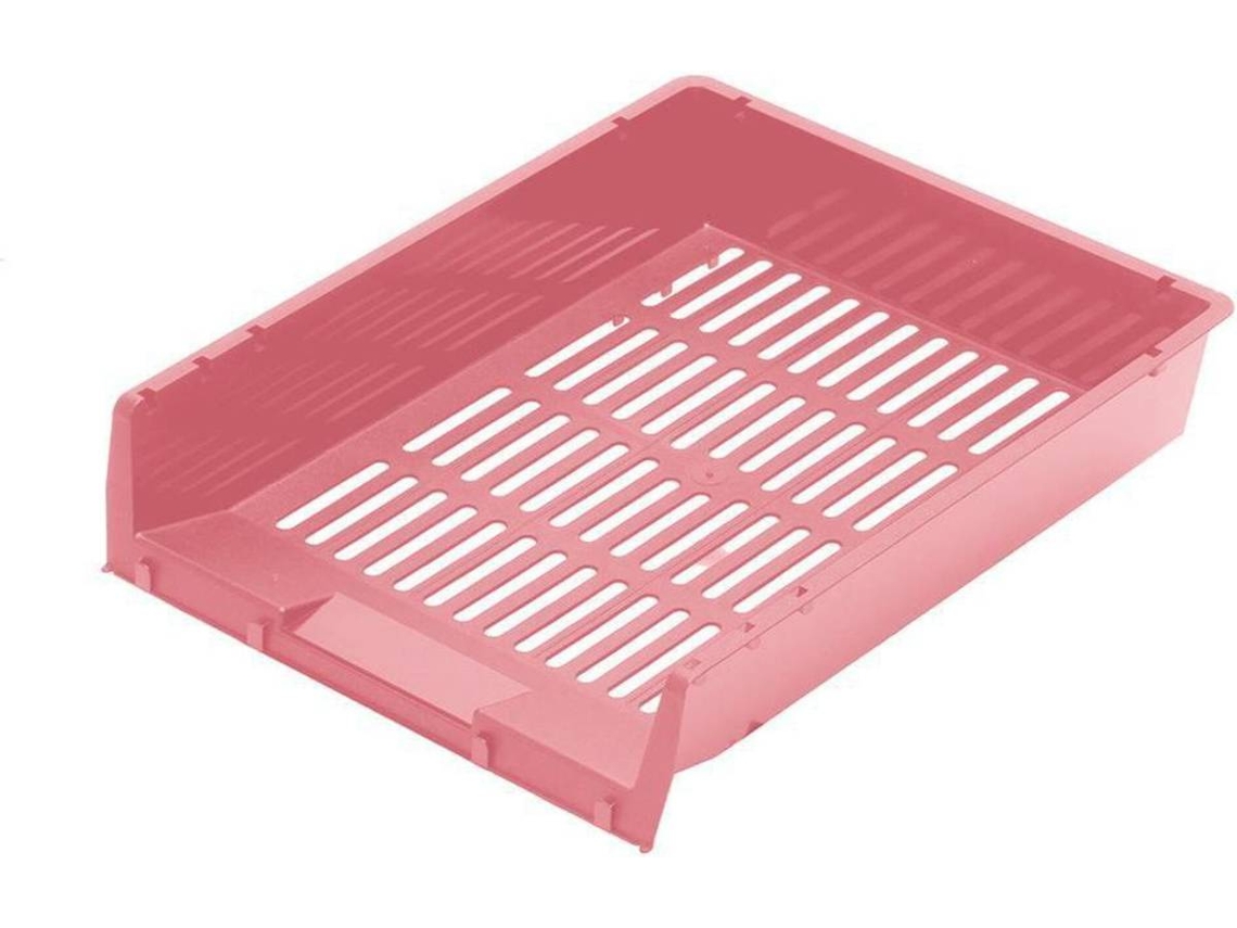 Tabuleiro de Secretária FAIBO 656172 (Rosa - 6,5x34x27,5cm)
