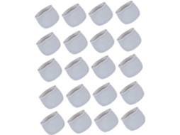 Wooneky 50 Unidades De Protetores Silicone Para Pés Mesa E Cadeiras, Ideais Para Móveis E Decoração De Casas Com Pisos