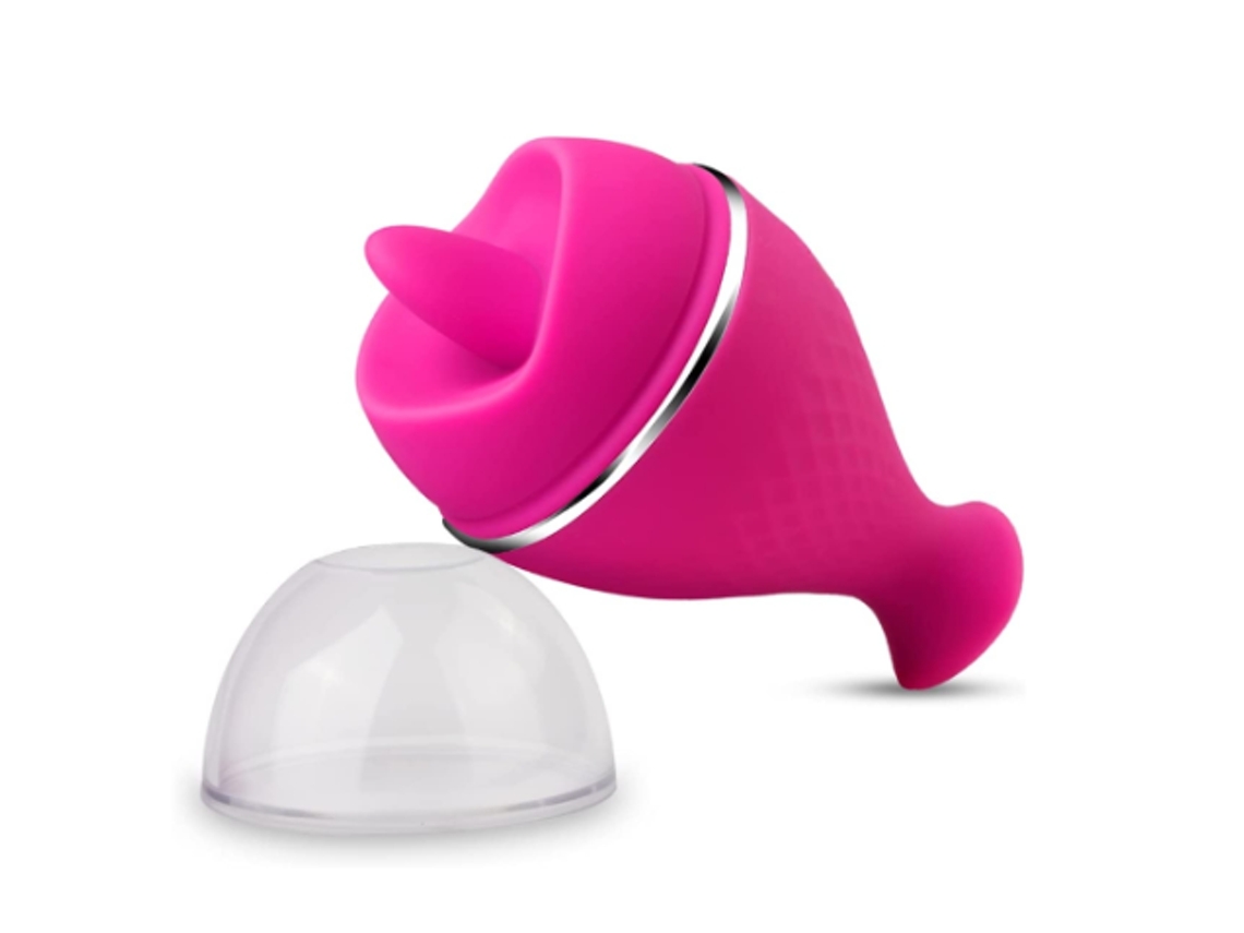 Lambendo Vibrating Clitoral Tongue Stimulator (Rosa)