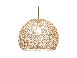 Luminária Pendente Decorativa Com Abajur Feito À Mão, Luminária De Teto Suspensa Com Materiais De Vime Natural, Lustre Criativo Para Sala De Estar, Qu
