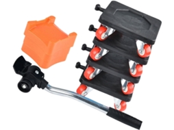 Carrinho para móveis com rodas, deslizante, fácil de instalar, dispensando ou usando ferramentas para