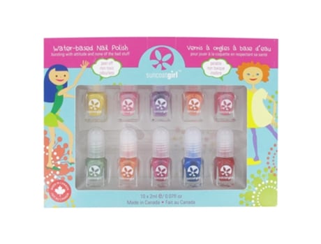 Kit de esmalte à base de água de 10 modelos: festivo SUNCOATGIRL