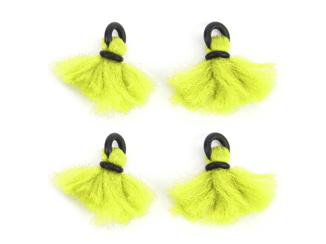 Indicadores de Pesca de Mosca Fluorescentes Amarelos 4 Unidades