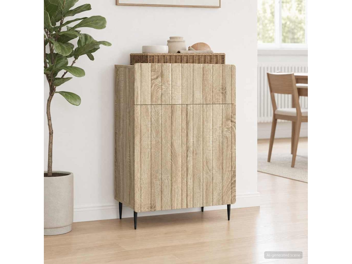 Vidaxl Buffet Carvalho Sonoma 66 X 34,5 X 92 Cm Derivados De Madeira