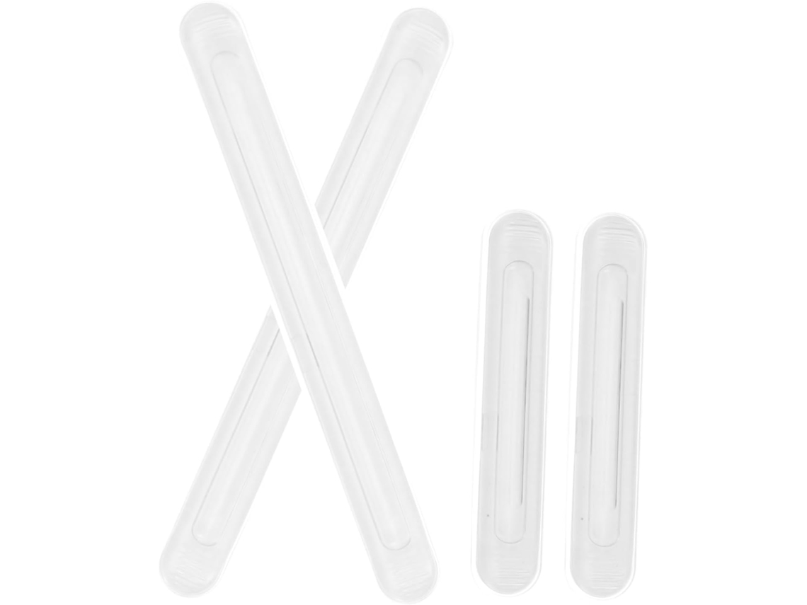 Conjunto De 4 Protetores Borda Porta Carro Em Silicone Com Adesivo Na Parte Traseira, Amortecedores Que Absorvem