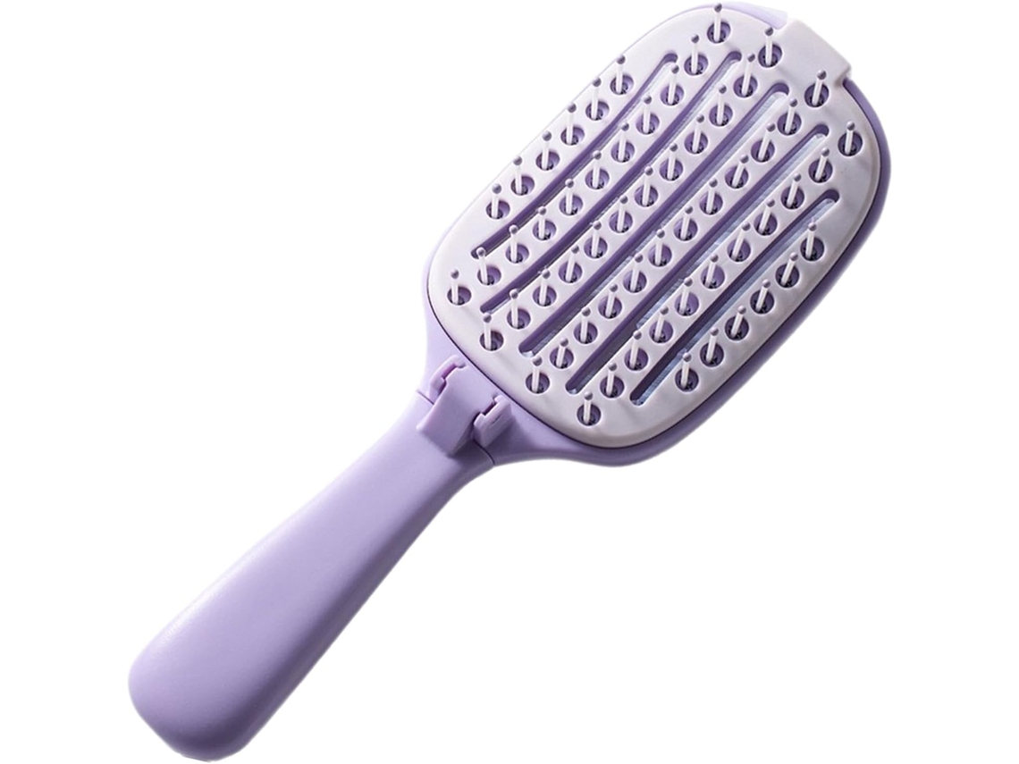 Escova Desembaraçadora Dobrável Para Cabeleireiro, Escova Antiestática Para Mulheres, Meninas E Mães, Ideal Para Uso Em