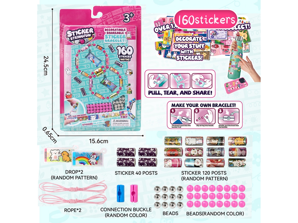 Kit De Pulseiras De Miçangas Diy