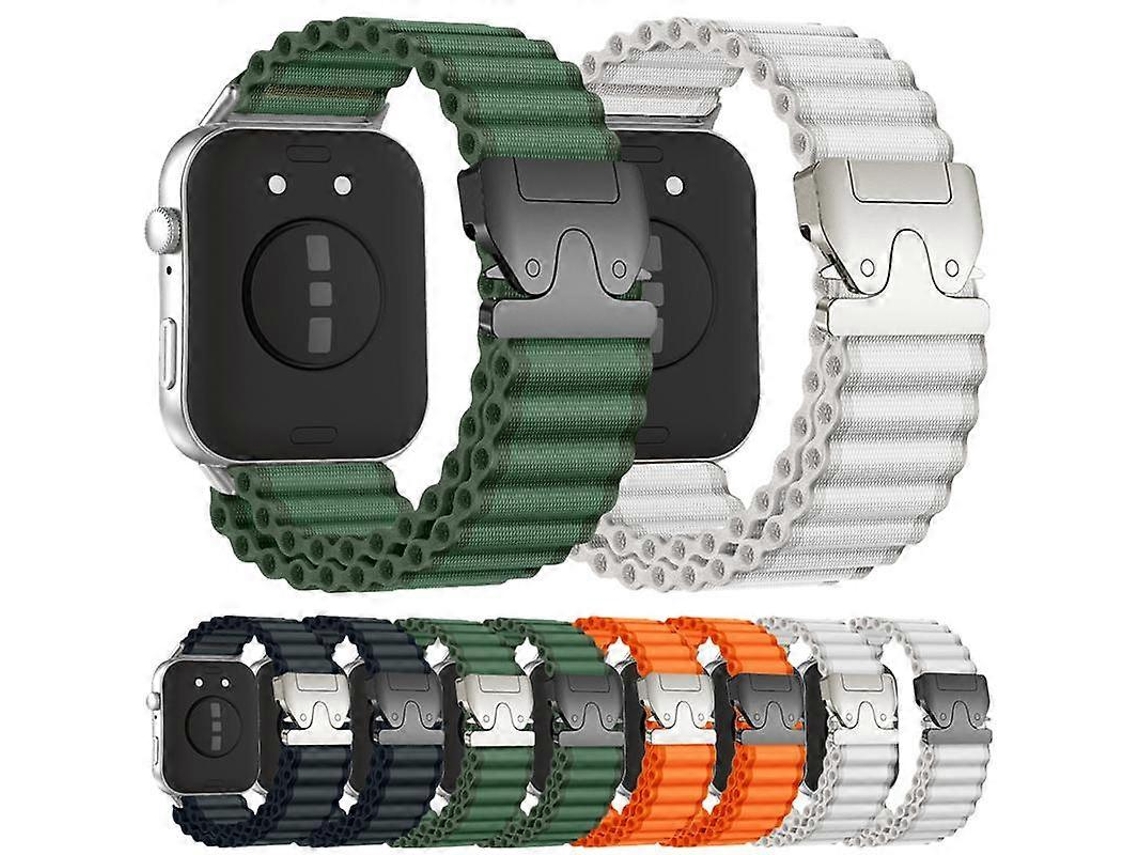 Pulseira De Nylon Esportiva Off-road Com Fivela De Paraquedas Xdfind Para Huawei Watch Fit4 Pro / Fit4 / Fit3