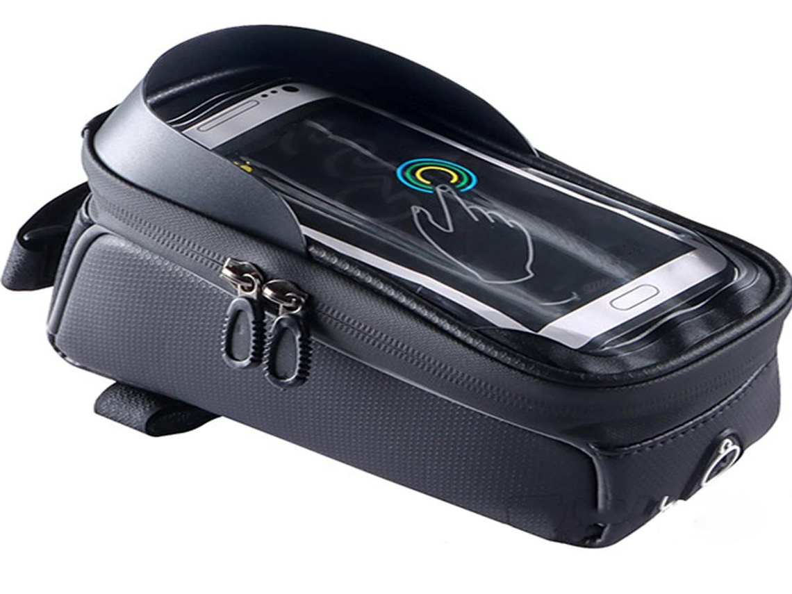 Bolsa para Telemóvel de Bicicleta Até 6,5 Polegadas Impermeável Ecrã Tpu Reflexivo LURELIA