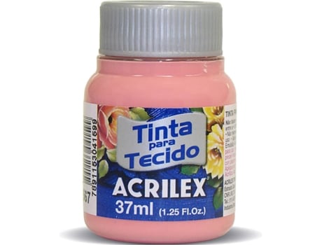 Tinta Acrilex Fosca para Tecido Rosa Cha (04140/567 37ml)