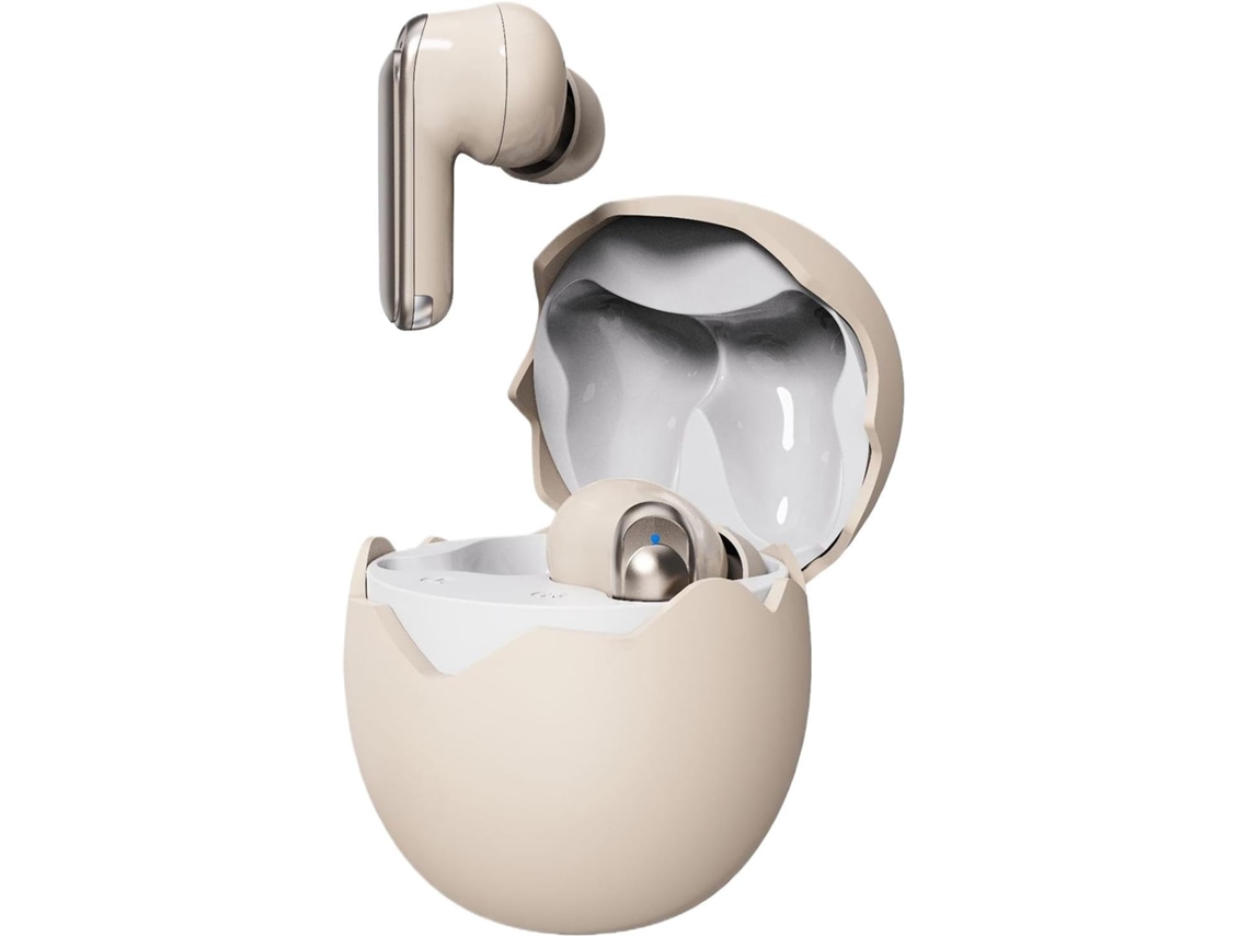 Fone De Ouvido Sem Fio, Compacto, Intra-auricular, Em Formato De Ovo.
