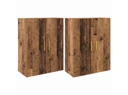 Armário de parede 2 peças Madeira Antigo 69,5x34x90 cm MAISON EXCLUSIVE