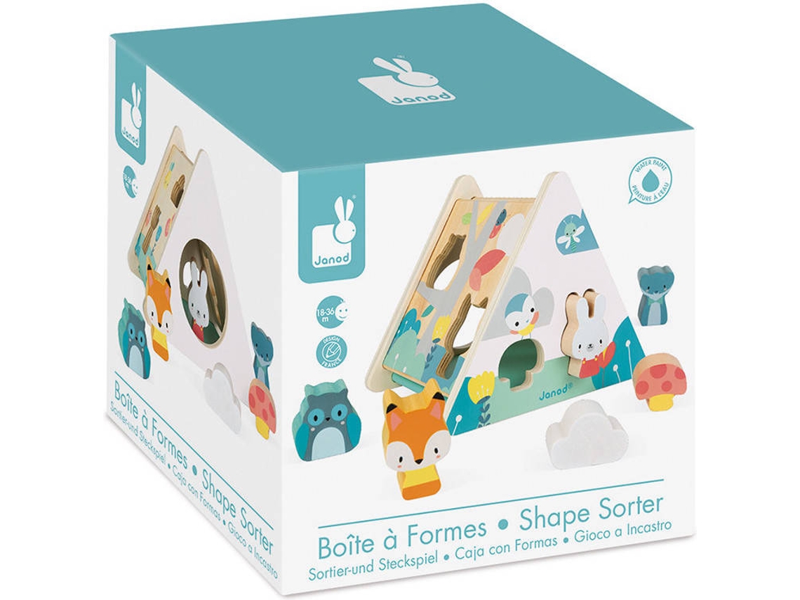 Brinquedo JANOD Pure Caixa com Formas (Idade Mínima: 18 Meses)