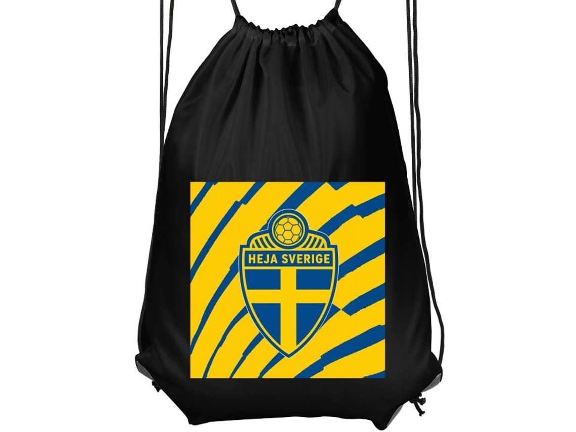 Mochila de Ginástica Infantil Preta BRILVIBERA
