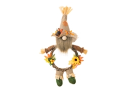 Laxiscreed Chapeu De Palha Pointed Com Abóbora E Guirlanda Outonal Para Festas De Outono