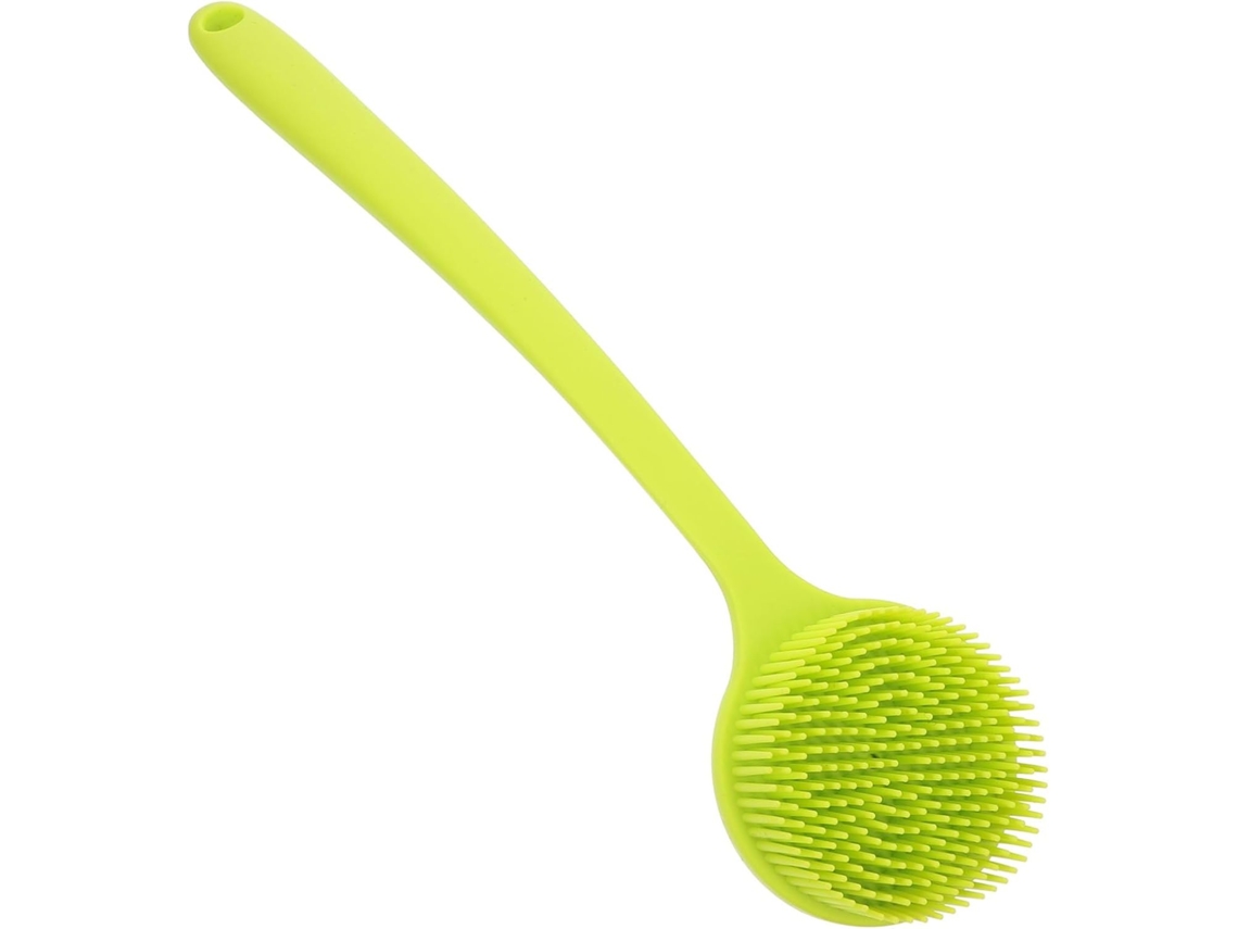 Escova De Banho Com Cabo Longo E Cerdas Macias Para Massagem Limpeza Corporal Acessório Leve Fácil Segurar, Ideal Para