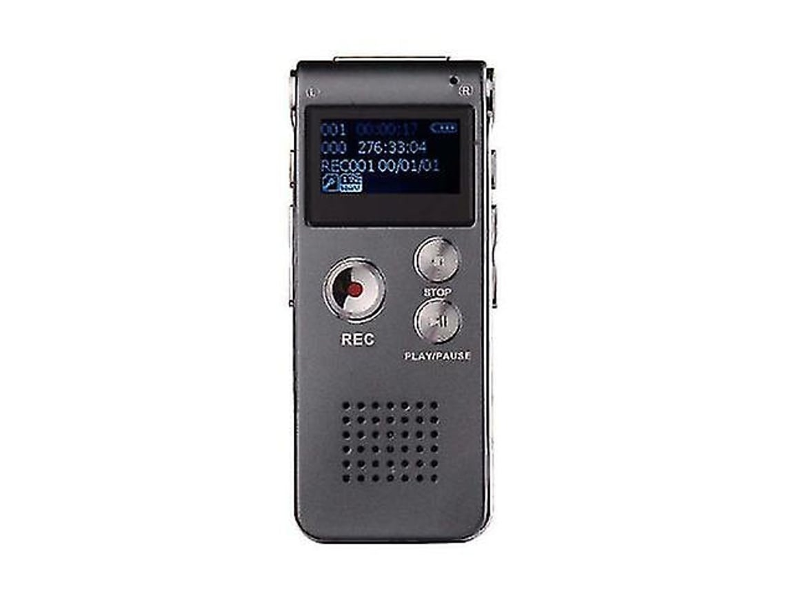 Lurelia Gravador De Chamadas Telefónicas 8gb Com Usb, Ativação Por Voz, Gravação Com 1 Tecla Para Reuniões, Palestras, Entrevistas - Cinza