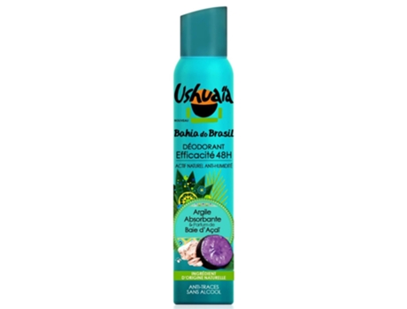 Desodorante Spray 48h Arcilla Absorbente Y Baya De Açaí Ushuaïa