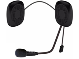Inoomp Écouteurs Plástico Noir Sem Fil Para Casque De Moto T2 Com Microfone Son Supérieur, Motards En Voyage À