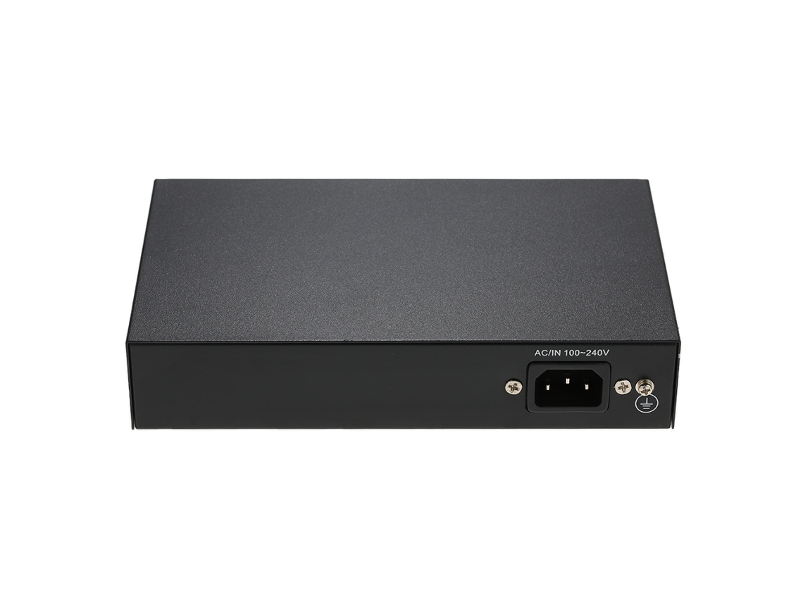 Switch Poe (4 Portas 100mbps, Fonte De Alimentação Integrada Com Plugue Eu)