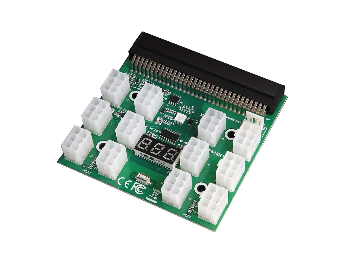 Fonte De Alimentação De Mineração Ethereum Eth Zec De 6 Pinos 12v Gpu/psu Breakout Board Para