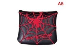 Protetor de Cabeça de Taco Quadrado Compatível com Taco de Golfe Tipo Mallet, Compatível com Taylormade Spider A5. BRILVIBERA