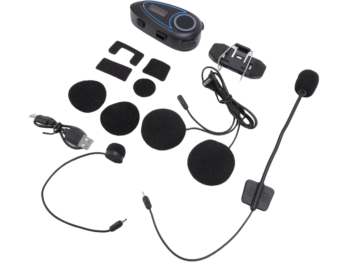 Capacete De Moto Bluetooth Resistente A Temperaturas Extremas Son Haute Fidélité 24 Horas Utilização Para
