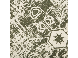 Tapete Kahta (Verde - Algodão - 120x120x1 cm)