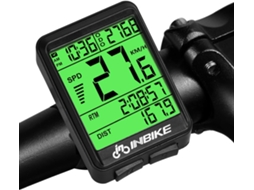 Ciclocomputador sem fio Slowmoose IP54 com velocímetro e sensor de velocidade