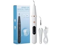Removedor de Tártaro Dental Elétrico Recarregável Ultrassônico-Usb Irrigador Oral Portátil -Branco