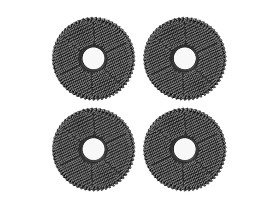 Panos de Limpeza para Aspirador Robô X40 Pro/ X40 Ultra/s30 Pro Ultra, Peças de Reposição , Conforme Mostrado na Imagem BRILVIBERA (4 Unidades)