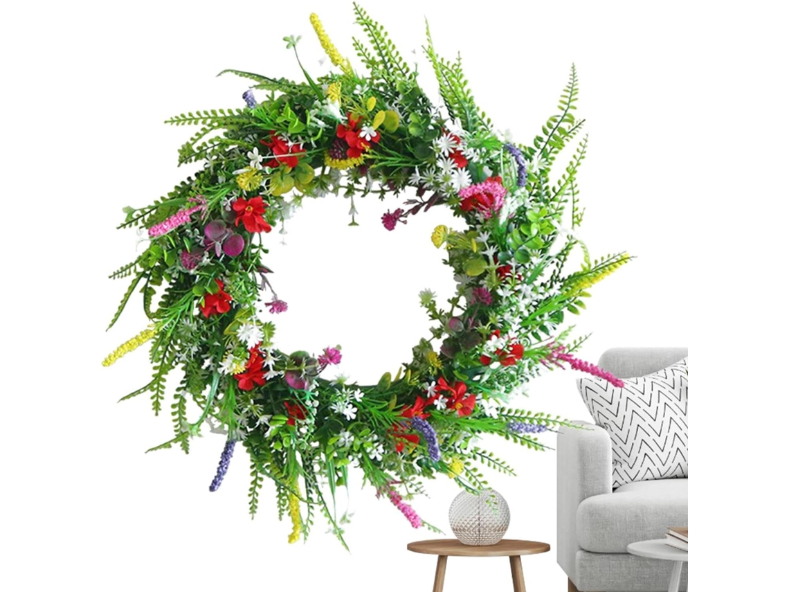 Guirlanda De Primavera, Guirlanda Artificial, Decoração De Casa De Campo | Decorativa