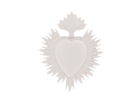 Pequeno Ex Voto Decoração De Parede Branco 7.8x9.7 Cm Opjet