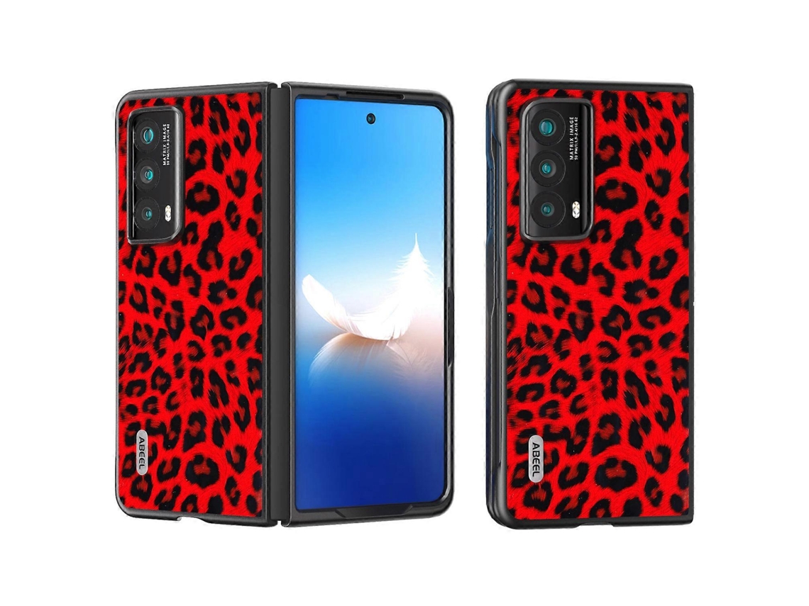 Capa Protetora Traseira Com Estampa De Leopardo Para Honor Magic Vs2 5g