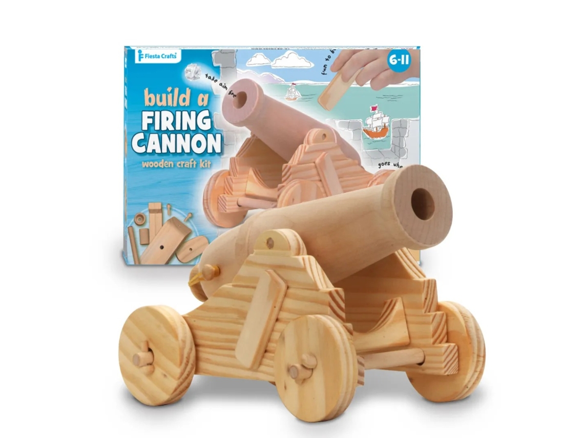 Kit De Artesanato Canhão Fiesta Crafts Kit De Construção De Brinquedo Criativo