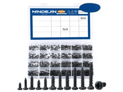 (preto) Jogo De 1100 Parafusos De Cabeça Redonda M1.2 M1.4 M1.5 M1.7 M2 Mini