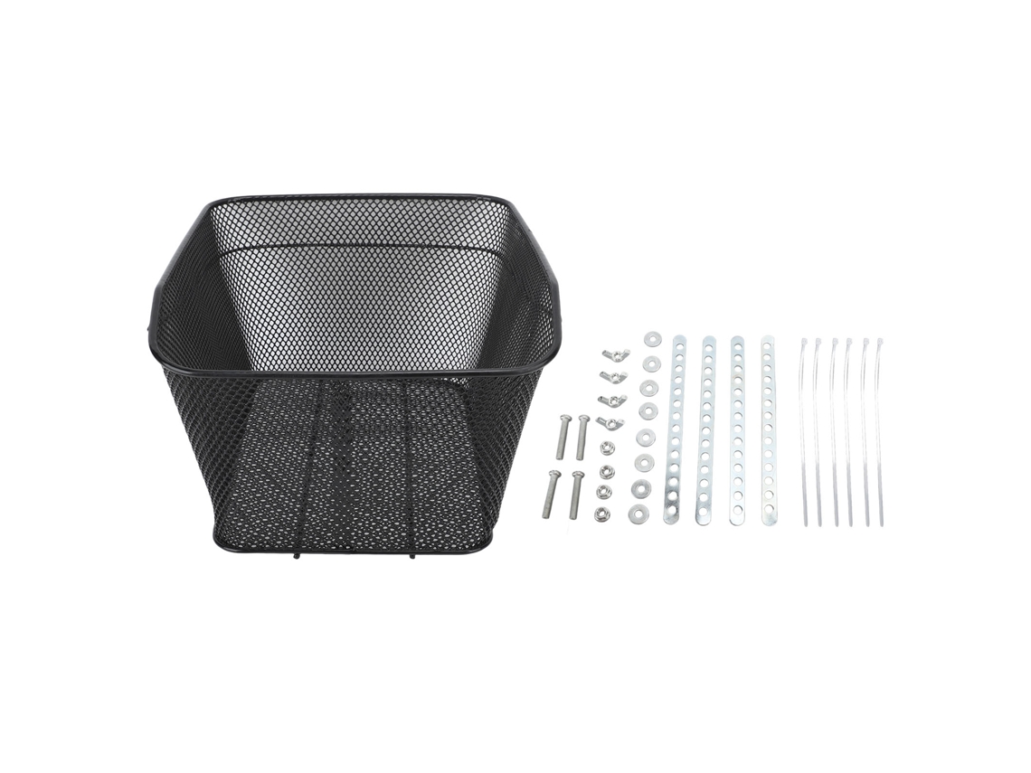 Mali cesto traseiro de metal para bicicleta, alta resistência, capacidade 20kg