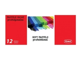 Lápis Pastel Toma, 12 Cores, Conjunto de Arte de Alta Qualidade