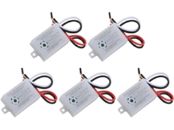 Kit Com 5-interruptores De Voz Sensor Sonoro, Controle Automático De Luz 220v Ac Para Ambientes Escuros, Atraso De