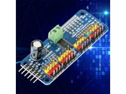 Laxiscreed Módulo De Driver Servo Pwm 16 Canais Iic Compatível Com Sg90