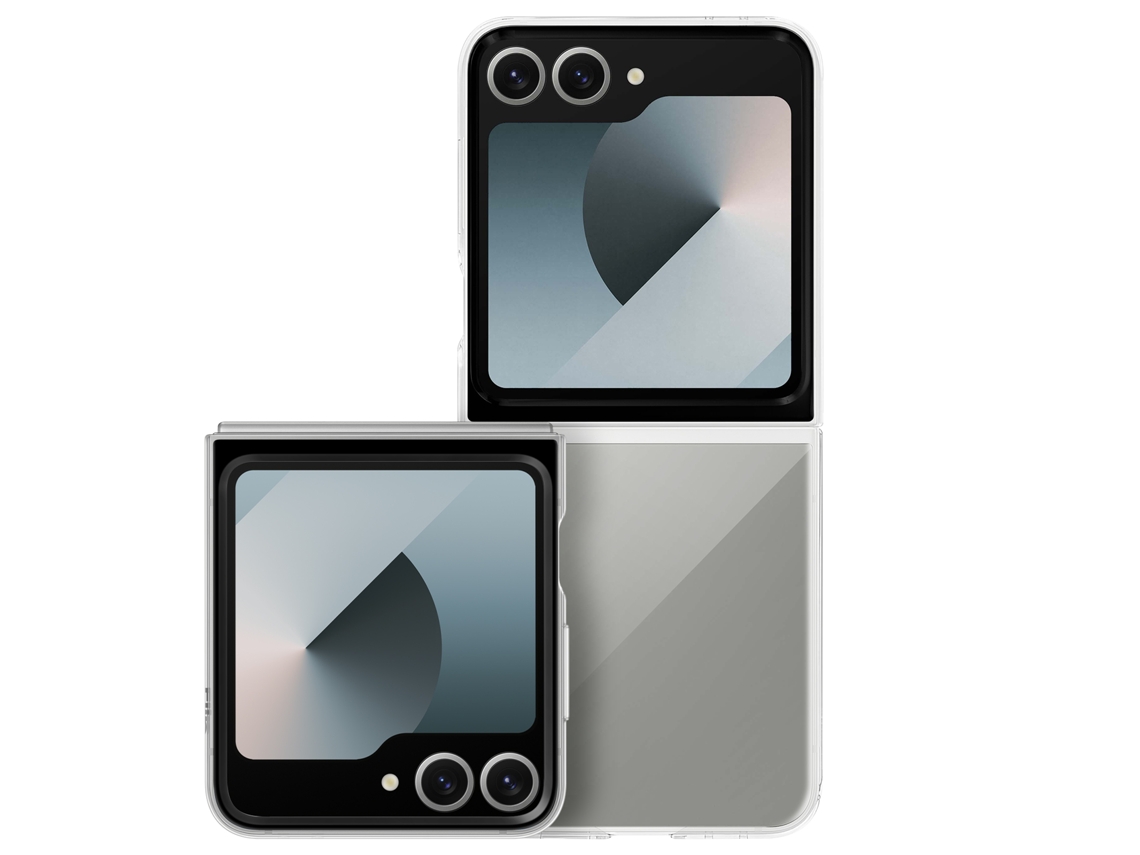 Capa Híbrido Fina Original para Samsung Galaxy Z Flip 6 Silicone Transparente