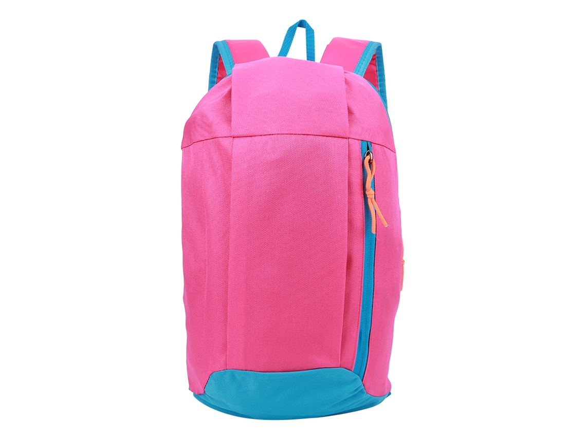Mochila Esportiva Unissex Nylon Leve Para Viagem Camping Hiking Ciclismo Rosa