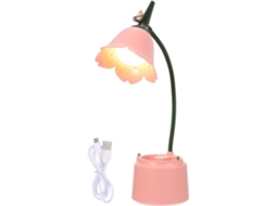 Luminária De Cabeceira Com Porta-canetas, Prática Luminária De Leitura Para Casa E Quarto.