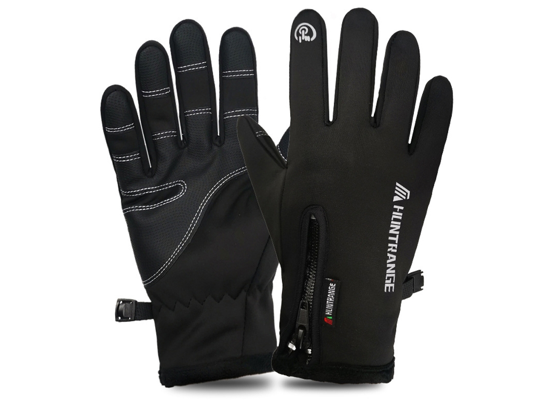 Luvas Impermeáveis com Tela Tática para Esportes de Inverno e Ciclismo | S/MARCA