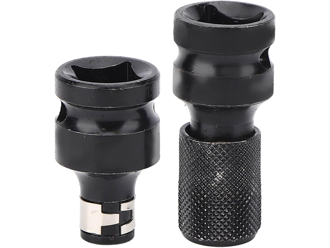 Kit De Para Mandril Chave 1/2" E 1/4", Soquete Intercambiável Quadrado