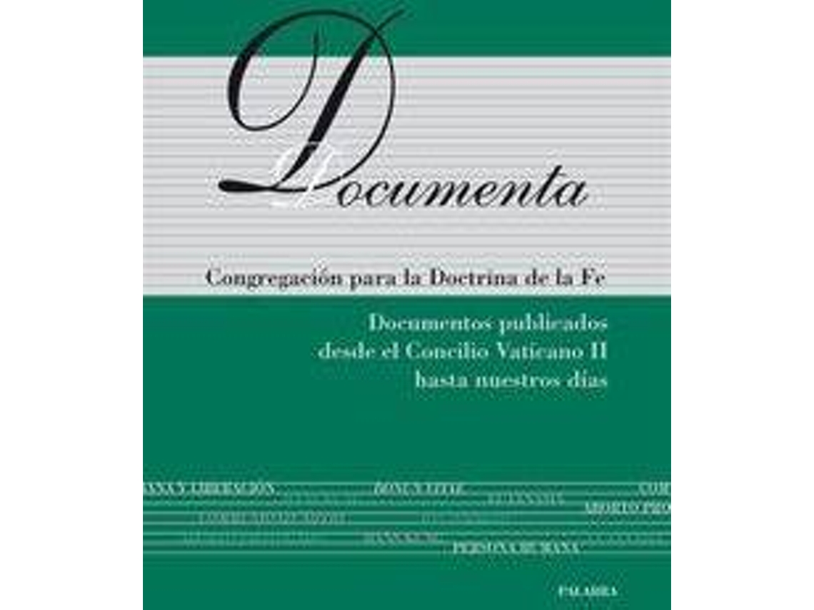 Livro Documenta de Congr Doctrina de La Fe (Espanhol)
