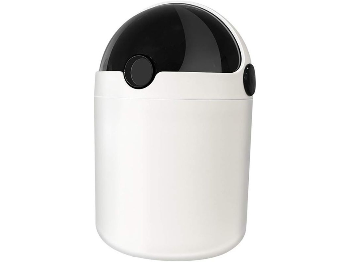 Lixo Mini Cube para escritório com material seguro e atóxico Cor Preta