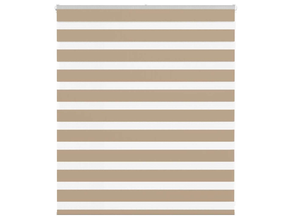 Vidaxl Cortina De Zebra 125x100 Cm Largura Do Tecido 120,9cm Poliéster