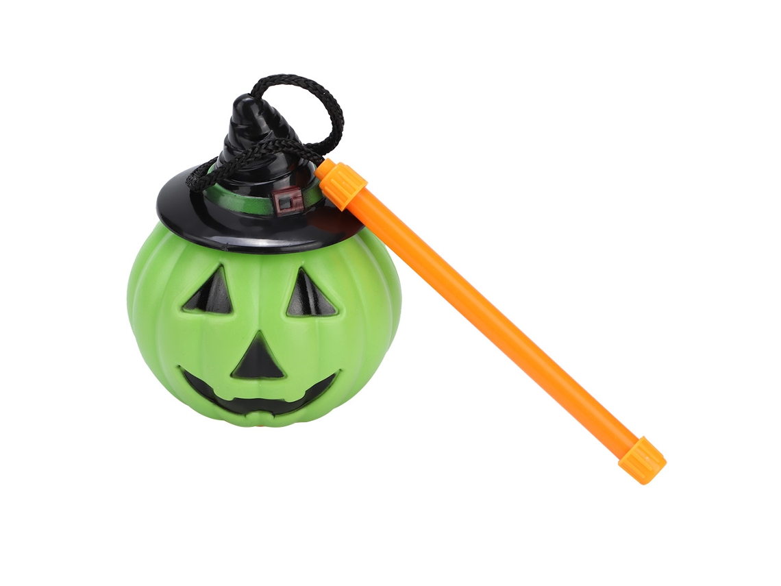 Luz Portátil Halloween Com Controle De Voz Abóbora Verde