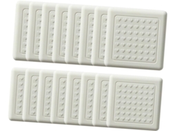 Conjunto De 16 Protetores Silicone Autoadesivos Para Pés Cadeiras, Almofadas Antiderrapantes E Resistentes Ao Desgaste